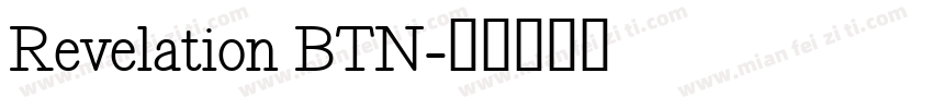 Revelation BTN字体转换
